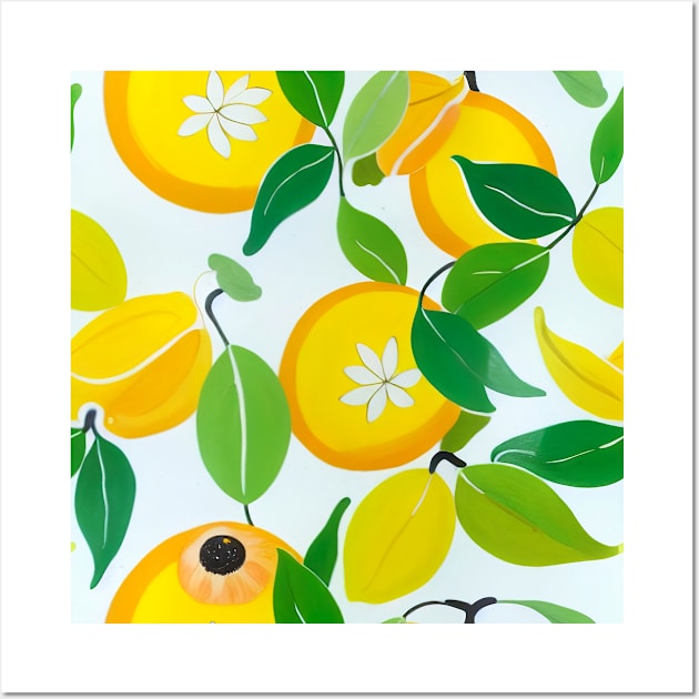 Orange Tree Wall Art by IDN_apprl